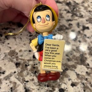 Christmas Magic vintage Disney Pinocchio ornament